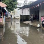 Banjir di Pintu Selatan Stasiun Rawa Buaya Jakarta Barat Berangsur Surut