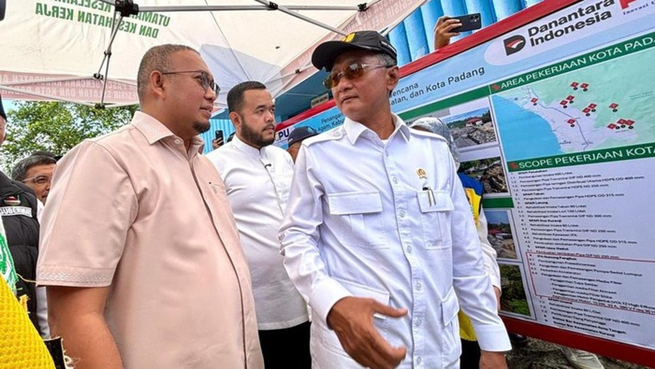 Menteri PU Pastikan Pembangunan Intake Air Bersih Baru di Padang Senilai Rp 400 Miliar