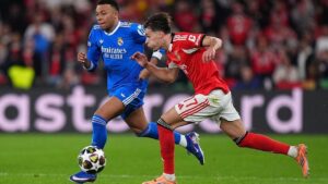 Babak I Benfica vs Madrid: Kylian Mbappe Tumpul, Skor Kacamata Bertahan Hingga Turun Minum