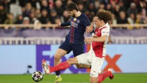 Drama Babak Pertama: Monaco Unggul 2-0, PSG Bangkit Samakan Skor 2-2
