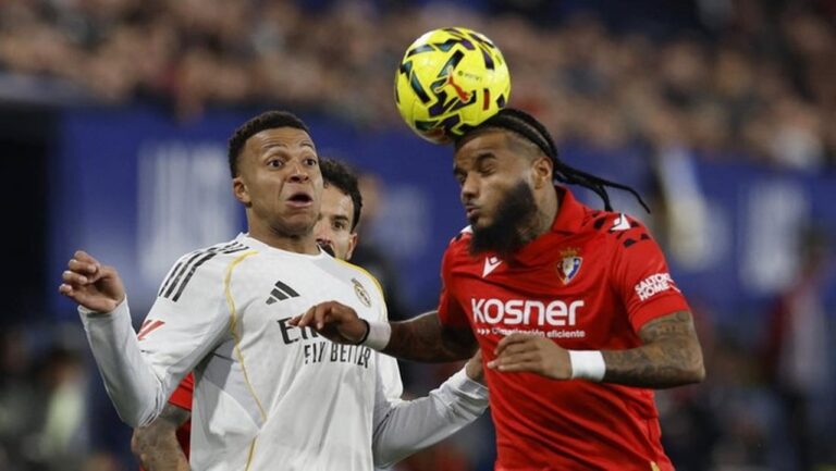 Real Madrid Tumbang di Kandang Osasuna 1-2, Posisi Puncak Klasemen Terancam