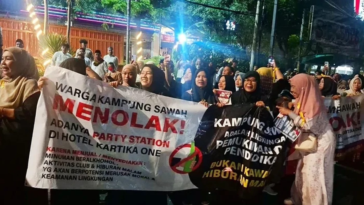 Warga Lenteng Agung Tuntut Penutupan Tempat Hiburan Malam Diduga Jadi Lokasi Maksiat
