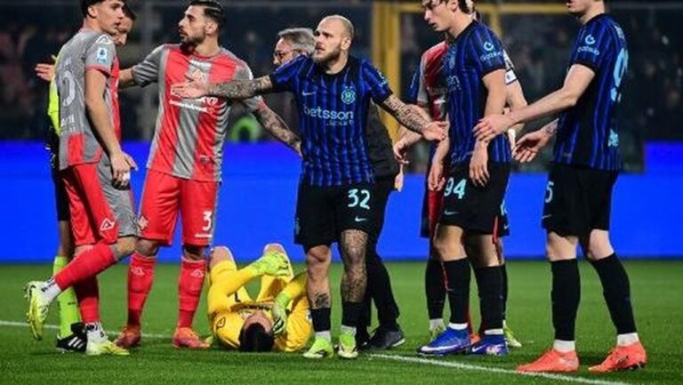 Insiden Flare Kena Audero, Inter Milan Didenda Rp 990 Juta dan Laga Tandang Tanpa Penonton
