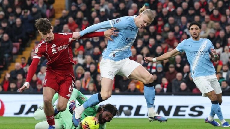 Babak Pertama Liverpool vs Manchester City Tanpa Gol, Skor Kacamata Bertahan Hingga Jeda