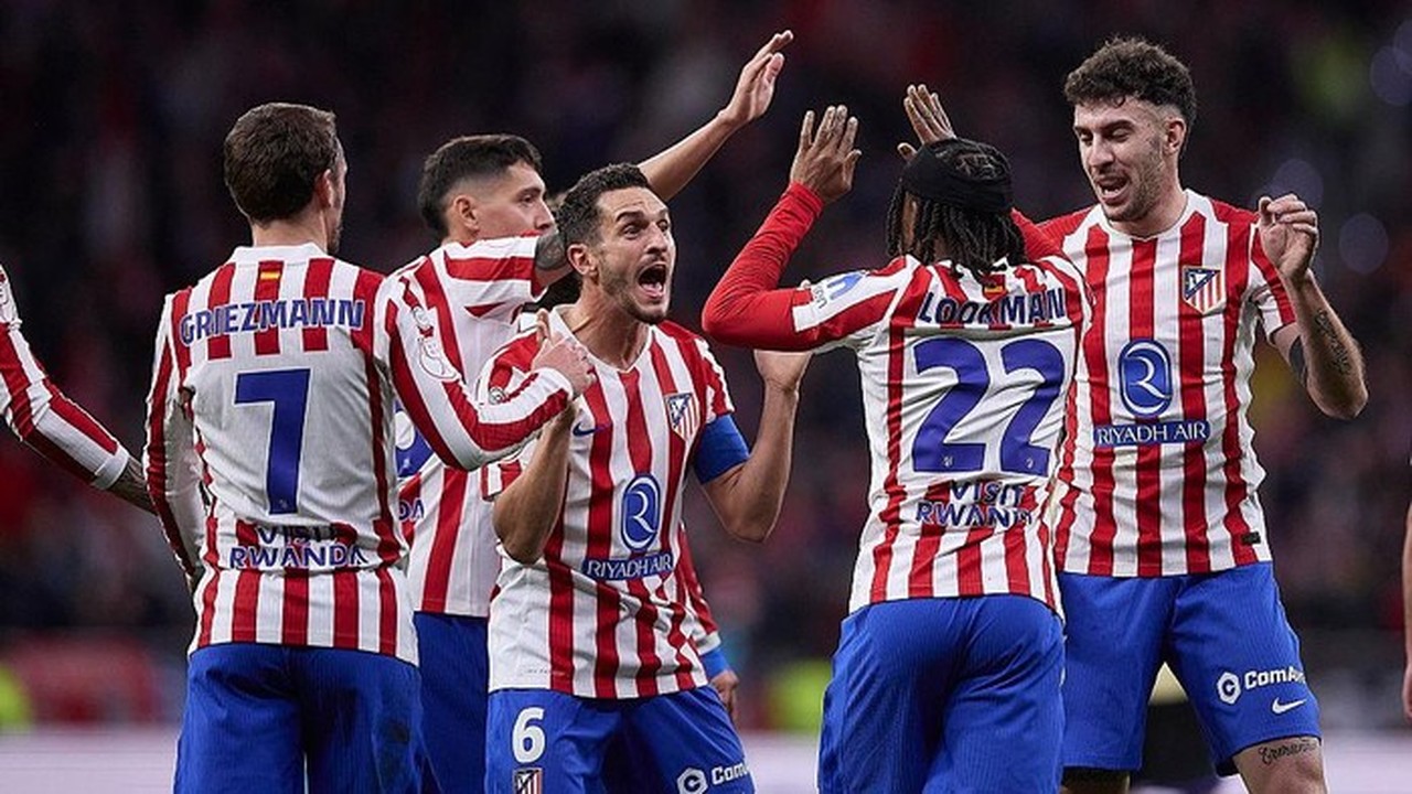 Atletico Madrid Bantai Barcelona 4-0 di Leg Pertama Semifinal Copa del Rey