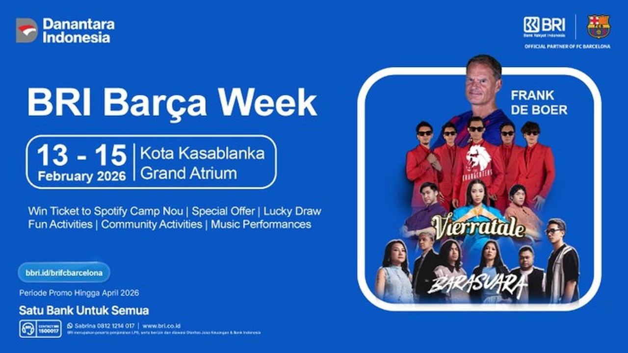 BRI Luncurkan Kartu Debit FC Barcelona, Tawarkan Tiket ke Spotify Camp Nou