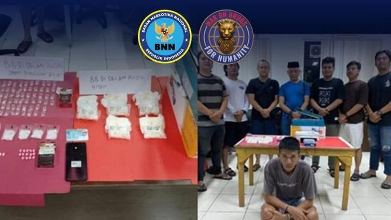 BNN Ringkus Pengedar Narkoba di Bangka Belitung, Sita Sabu 485 Gram dan 18 Butir Ekstasi